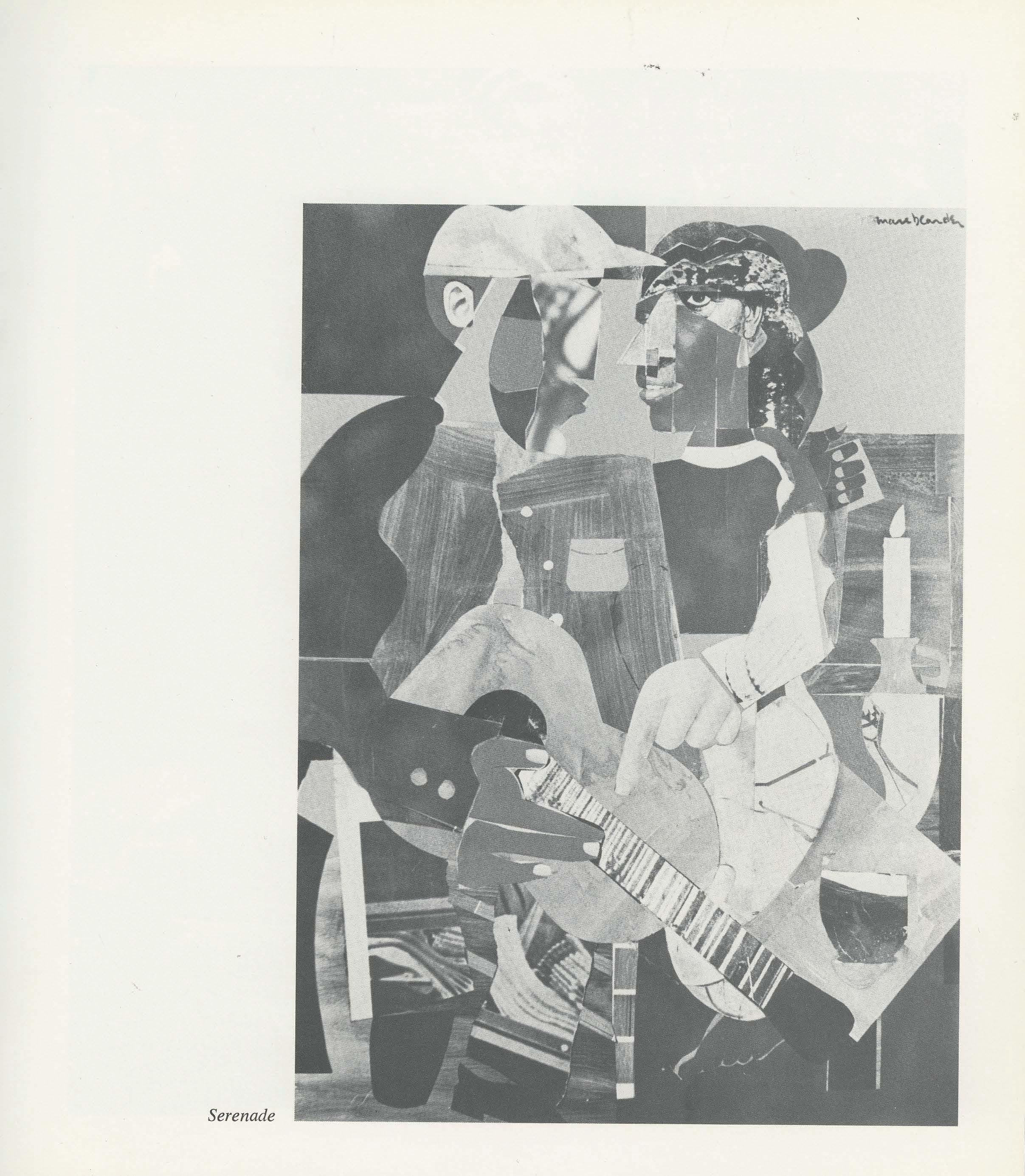 Scan of the cataolog 'Romare Bearden, Paintings and Projects' 