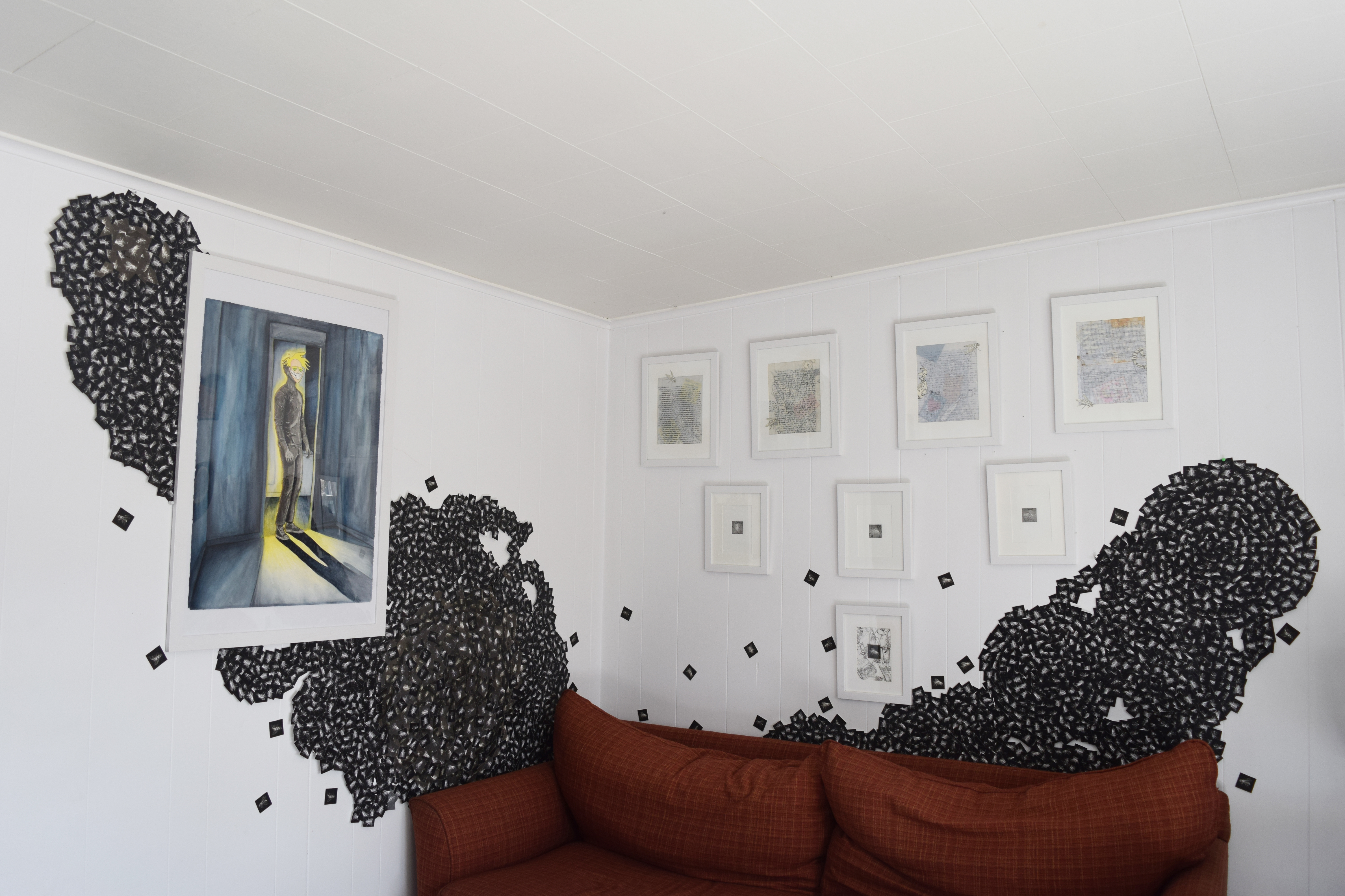Anna Nina Pellicone, installation view apartment